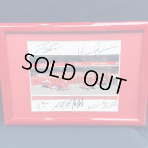 画像: 特価品●M.シューマッハ・F.マッサ他 FERRARI F1関係者5名 （計7名）直筆サイン入フォト（額装品）