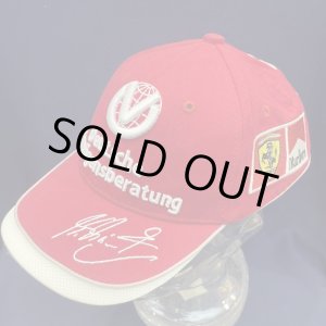 M・シューマッハ 2006年　キャップ　 直筆サイン入り 2個売りなら8000円 美品 サイン入り 記念 車 フェラーリ デクラ