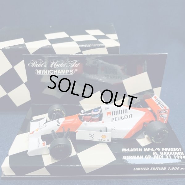画像1: セカンドハンド品●PMA1/43 McLAREN PEUGEOT MP4/9 GERMAN GP 1994 (M.ハッキネン）#7