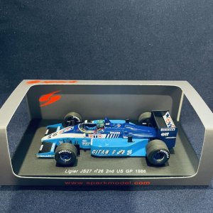 画像: セカンドハンド品●SPARK 1/43 LIGIER JS27 2nd US GP 1986 (J.ラフィ) #26