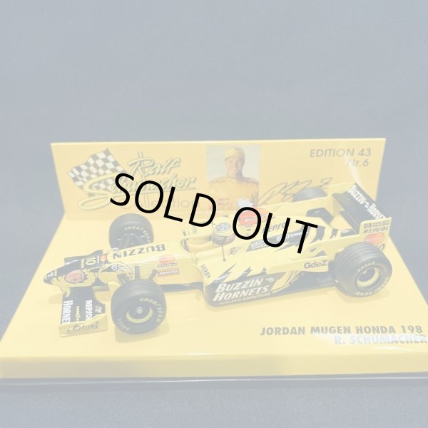 画像1: セカンドハンド品●PMA1/43 JORDAN MUGEN HONDA 198 (R.シューマッハ）#10