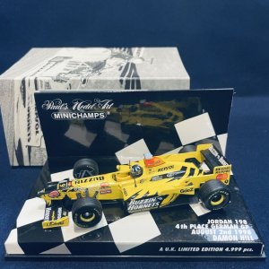 画像: セカンドハンド品●PMA1/43 JORDAN 198 4th PLACE GERMAN GP 1998 (D.ヒル）