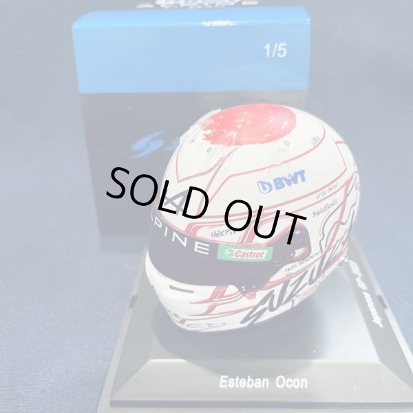 画像1: 新品正規入荷品●SPARK1/5 ALPINE JAPANESE GP 2023 E.オコン ミニヘルメット