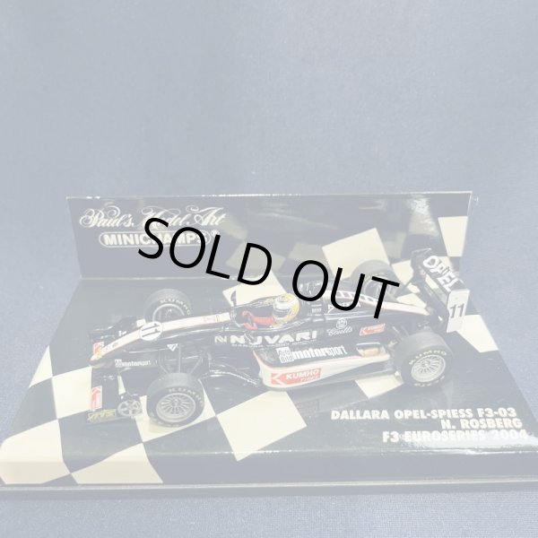画像1: セカンドハンド品●PMA1/43 DALLARA OPEL-SPIESS F3-03 EUROSERIES 2004 (N.ロズベルグ）#11