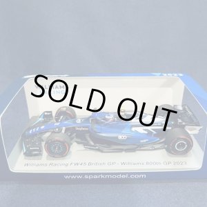 画像: 新品正規入荷品●SPARK1/43 WILLIAMS FW45 BRITISH GP WILLIAMS 800thGP 2023 (L.サージェント）#2