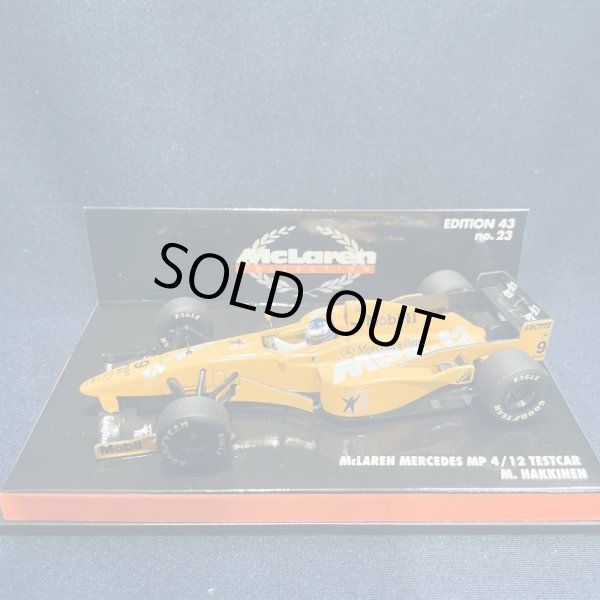 画像1: セカンドハンド品●PMA1/43 McLAREN MERCEDES MP4/12 TESTCAR（M.ハッキネン）#9