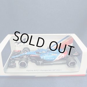 画像: 新品正規荷品●SPARK1/43 ALPINE A521 HUNGARIAN GP 2021(F.アロンソ）#14