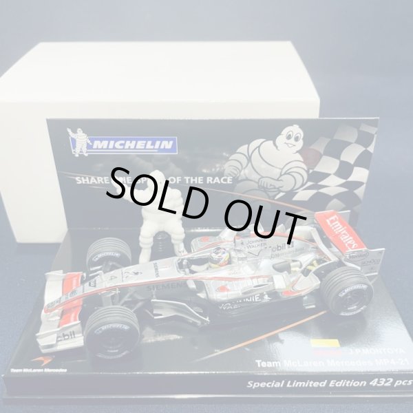 画像1: セカンドハンド品●ミシュラン別注●PMA1/43 McLAREN MERCEDES MP4-21 （J.P.モントーヤ）#4