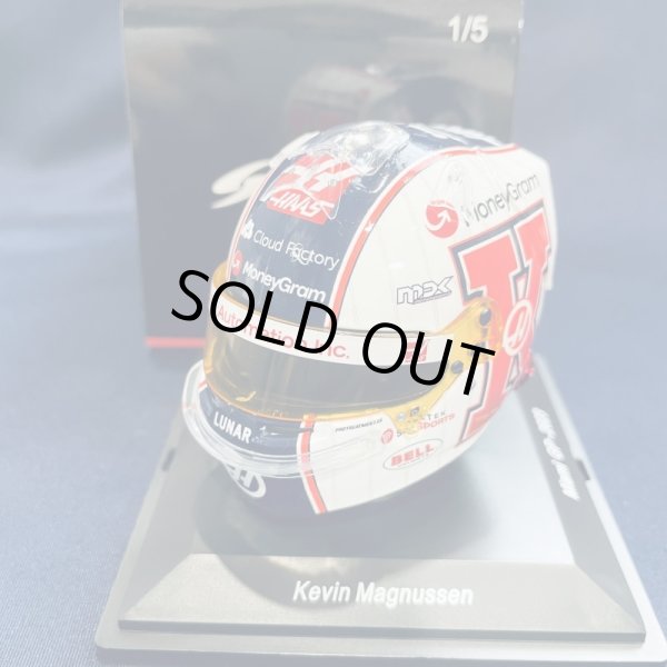 画像1: 新品正規入荷品●SPARK1/5 HAAS F1 MIAMI GP 2023 K.マグヌッセン ミニヘルメット