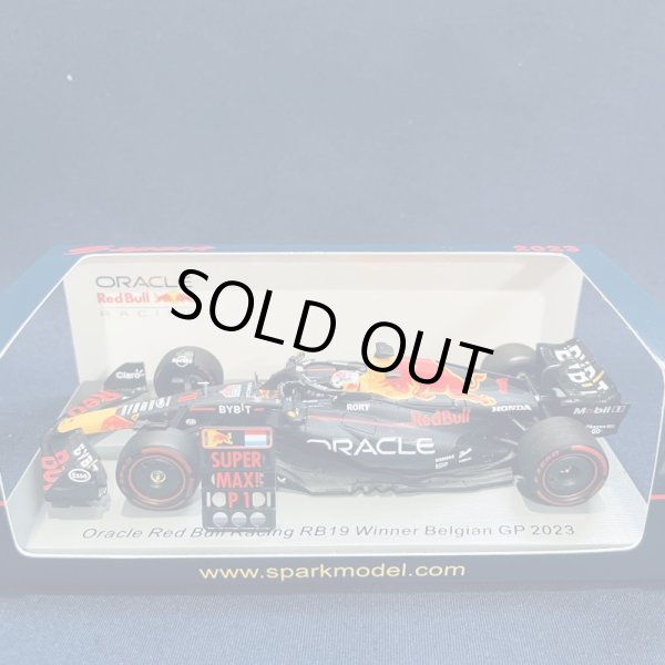画像1: 新品正規入荷品●SPARK1/43 RED BULL RB19 WINNER BELGIAN GP 2023 (M.フェルスタッペン）#1