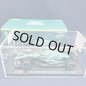 画像: 新品正規入荷品●burago1/43 ASTON MARTIN AMR23 (F.アロンソ）2023 #14 ※アクリルケース＆ドライバーフィギュア付