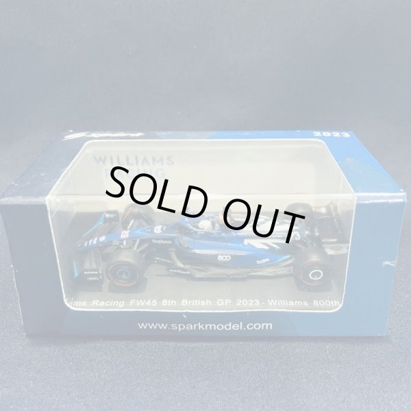 画像1: 新品正規入荷品●SPARK 1/64 WILLIAMS FW45 6th BRITISH GP WILLIAMS 800th (A.アルボン）#23