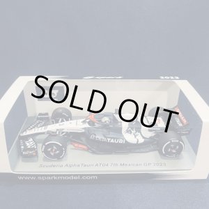 画像: 新品正規入荷品●SPARK1/43 SCUDERIA ALPHA TAURI AT04 7th MEXICAN GP 2023 (D.リカルド）#3