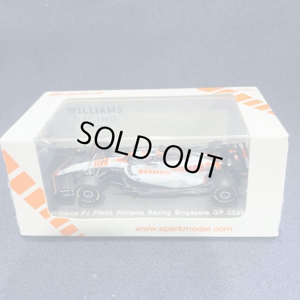 画像1: 新品正規入荷品●SPARK1/64 WILLIAMS FW45 SINGAPOLE GP 2023 (A.アルボン）#23