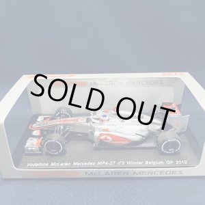 画像: セカンドハンド品●SPARK1/43 VODAFONE McLAREN MERCEDES MP4-27 WINNER BELGIUM GP 2012 (J.バトン） #3
