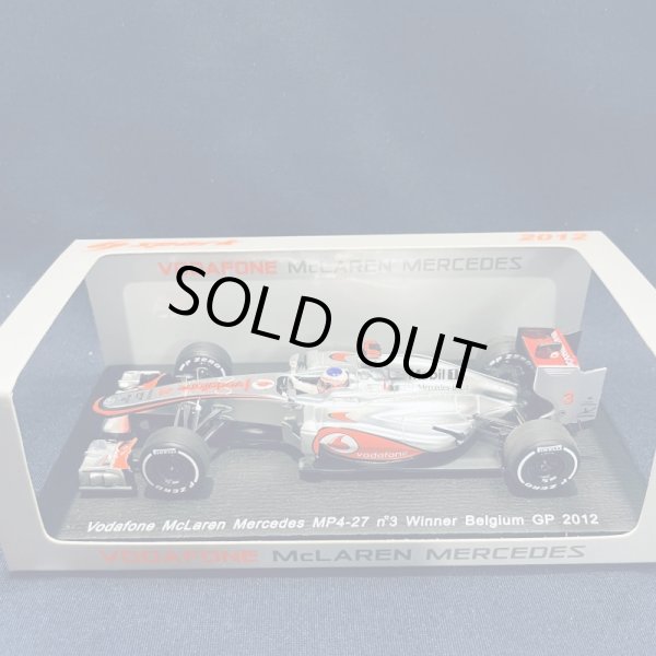 画像1: セカンドハンド品●SPARK1/43 VODAFONE McLAREN MERCEDES MP4-27 WINNER BELGIUM GP 2012 (J.バトン） #3