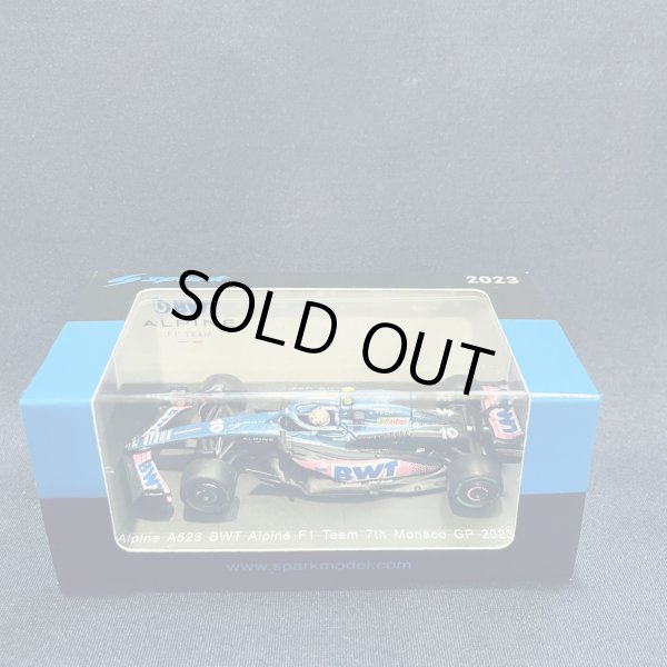 画像1: セカンドハンド品●SPARK 1/64 ALPINE A523 7th MONACO GP 2023 (P.ガスリー）#10