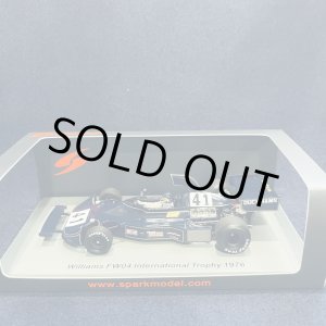 画像: 新品正規入荷品●SPARK1/43 WILLIAMS FW04 INTERNATIONAL TROPHY 1976 (B.Mc GUIRE) #41