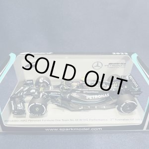 画像: セカンドハンド品●SPARK1/43 MERCEDES-AMG W14 2nd AUSTRALIAN GP 2023 (L.ハミルトン）#44