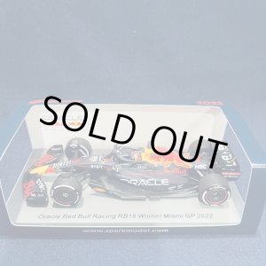 画像: セカンドハンド品●SPARK 1/43 RED BULL HONDA RB18 WINNER MIAMI GP 2022 (M.フェルスタッペン）#1