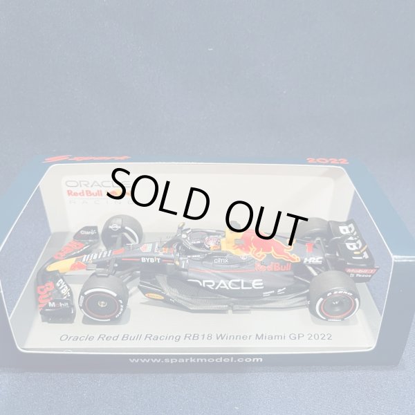 画像1: セカンドハンド品●SPARK 1/43 RED BULL HONDA RB18 WINNER MIAMI GP 2022 (M.フェルスタッペン）#1