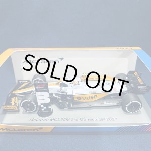 画像: セカンドハンド品●SPARK 1/43 McLAREN MCL35M 3rd PLACE MONACO GP 2021 (L.ノリス)#4 ※デカール加工済※