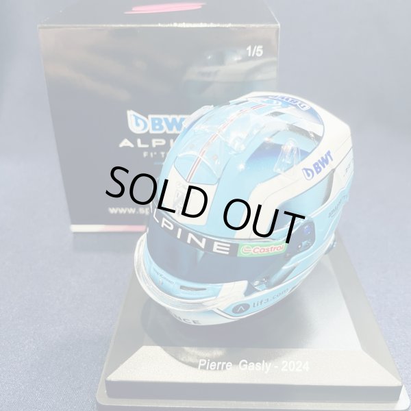 画像1: 新品正規入荷品●SPARK1/5 ALPINE 2024（P.ガスリー）ミニヘルメット 