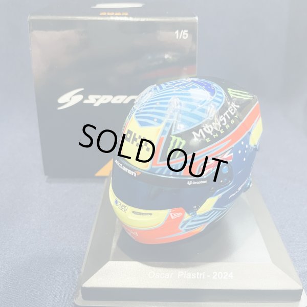 画像1: 新品正規入荷品●SPARK1/5 McLAREN 2024（O.ピアストリ）ミニヘルメット 