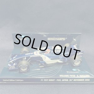 画像: セカンドハンド品●PMA1/43 WILLIAMS FW28 F1 TEST DEBUT FUJI JAPAN 2006 (中嶋一貴)