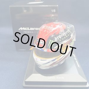 画像: 新品正規入荷品●SPARK1/5 McLAREN JAPANESE GP 2024（L.ノリス）ミニヘルメット 