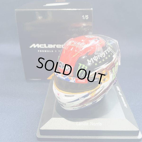 画像1: 新品正規入荷品●SPARK1/5 McLAREN JAPANESE GP 2024（L.ノリス）ミニヘルメット 