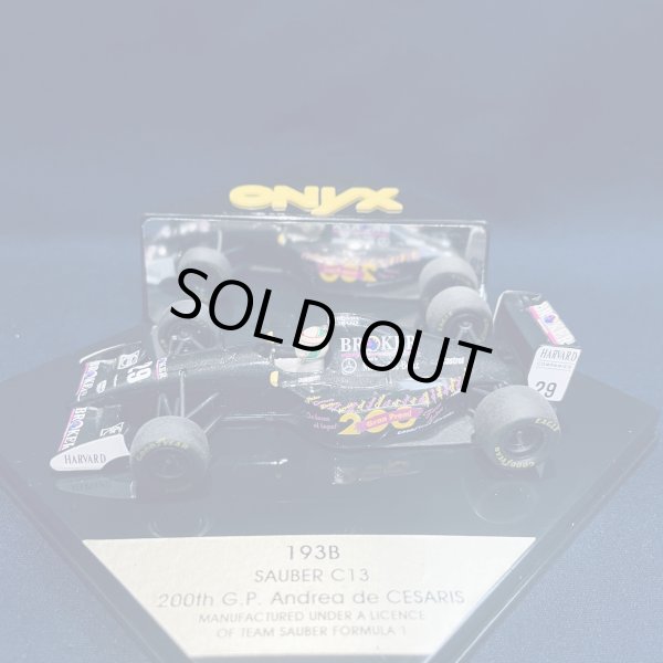 画像1: セカンドハンド品●ONYX 1/43 SAUBER C13 200th GP (A.チェザリス）#29