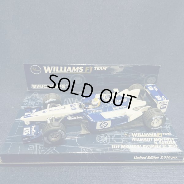 画像1: セカンドハンド品●PMA1/43 WILLIAMS BMW FW24 TEST BARCELONA 2002 (N.ロズベルグ）#6