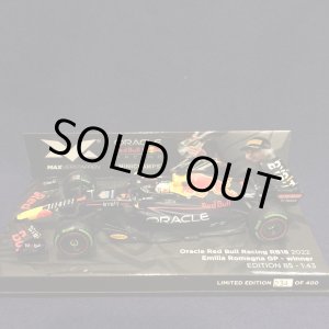 画像: セカンドハンド品●MVショップ別注●PMA1/43 RED BULL RB18 WINNER EMILIA ROMAGNA GP 2022 (M.フェルスタッペン）#1