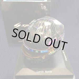 画像: 新品正規入荷品●SPARK1/5 McLAREN SINGAPORE GP 2023（L.ノリス）ミニヘルメット 