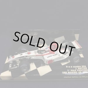 画像: セカンドハンド品●PMA1/43 BAR HONDA 006 1st POLE SAN MARINO GP 2004 (J.バトン）#9