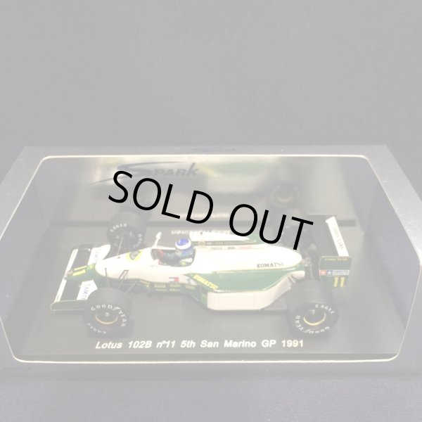 画像1: セカンドハンド品●SPARK 1/43 LOTUS 102B 5th SAN MARINO GP 1991 (M.ハッキネン）#11
