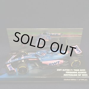 画像: セカンドハンド品●CK-MODELCARS別注●PMA1/43 BWT ALPINE F1 A522 AUSTRALIAN GP 2022 (F.アロンソ）#14