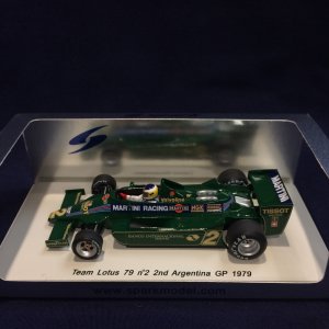 画像: セカンドハンド品●SPARK 1/43 TEAM LOTUS 79 2nd ARGENTINA GP 1979 (C.ロイテマン）#2