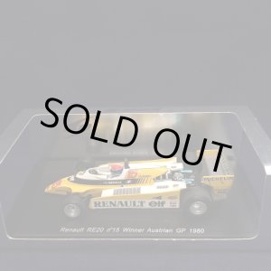 画像: セカンドハンド品●SPARK1/43 RENAULT RE20 WINNER AUSTRIAN GP 1980 (J.P.JABOUILLE) #15