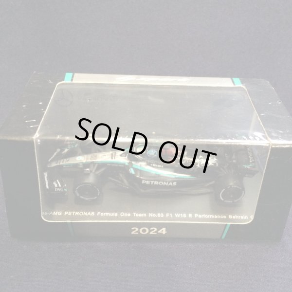 画像1: 新品正規入荷品●SPARK1/64 MERCEDES PETRONAS W15 BAHRAIN GP 2024 (G.ラッセル）#63