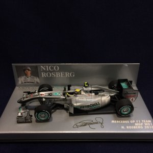 画像: セカンドハンド品●PMA 1/43 MERCEDES F1 MGP W01 (N.ロズベルグ） 2010 #4