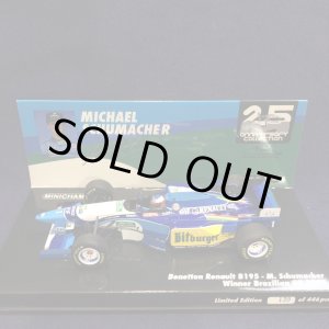 画像: 新品正規入荷品●PMA1/43 BENETTON RENAULT B195 WINNER BRAZILIAN GP 1995 (M.シューマッハ）#1
