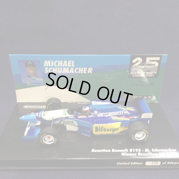画像1: 新品正規入荷品●PMA1/43 BENETTON RENAULT B195 WINNER BRAZILIAN GP 1995 (M.シューマッハ）#1