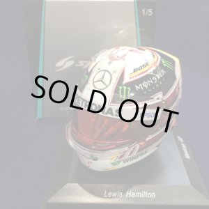 画像: 新品正規入荷品●SPARK1/5 MERCEDES F1 MEXICAN GP 2018 WORLD CHAMPIONSHIP (L.ハミルトン）ミニヘルメット 