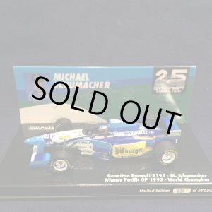 画像: 新品正規入荷品●PMA1/43 BENETTON RENAULT B195 WINNER PACIFIC GP WORLD CHAMPION 1995 (M.シューマッハ）#1