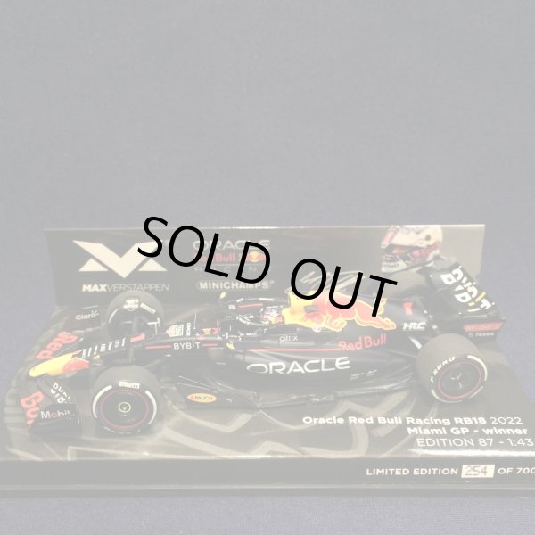 画像1: セカンドハンド品●MVショップ別注●PMA1/43 RED BULL RB18 WINNER MIAMI GP 2022 (M.フェルスタッペン）#1