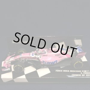 画像: セカンドハンド品●PMA1/43 FORCE INDIA MERCEDES VJM11 CHINESE GP 2018 (S.ペレス）#11
