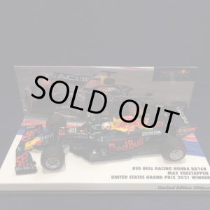 画像: セカンドハンド品●ユーロスポーツ別注●PMA1/43 RED BULL HONDA RB16B US GP 2021 (M.フェルスタッペン）#1