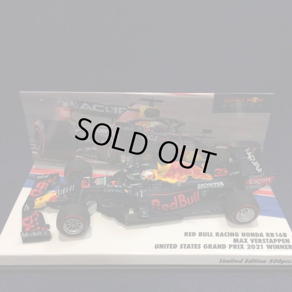 画像1: セカンドハンド品●ユーロスポーツ別注●PMA1/43 RED BULL HONDA RB16B US GP 2021 (M.フェルスタッペン）#1